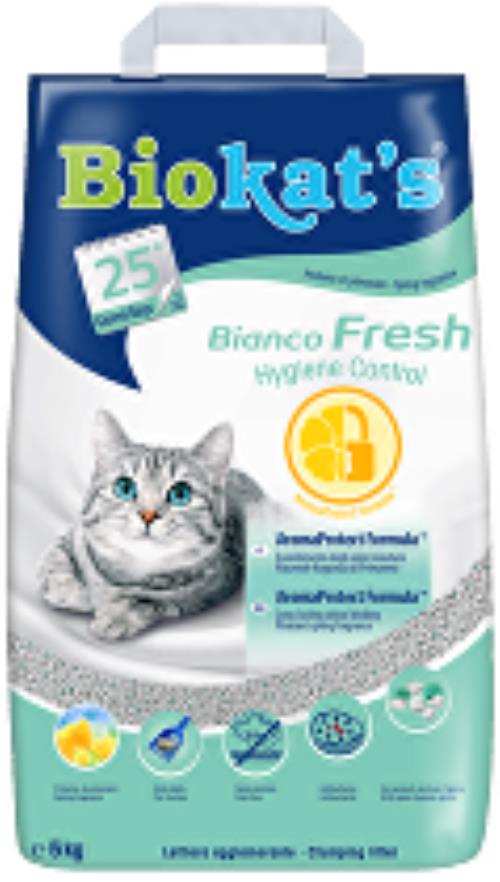 Biokat's Bianco Fresh Control podstielka 5 kg