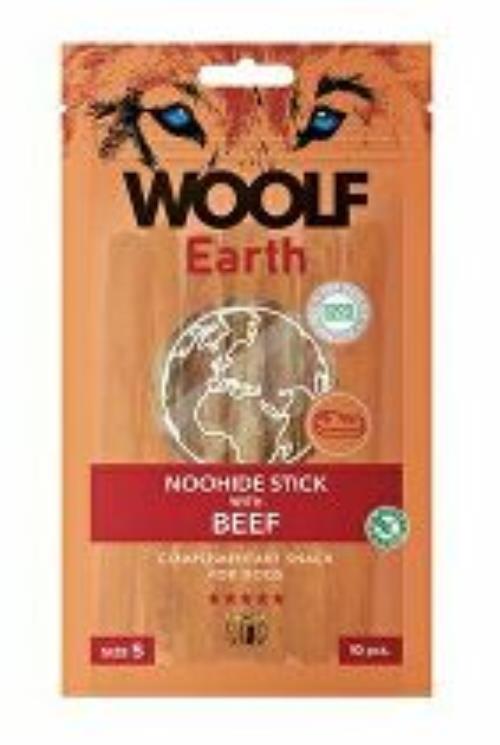 Woolf pochúťka Earth NOOHIDE S Beef 90g + Množstevná zľava