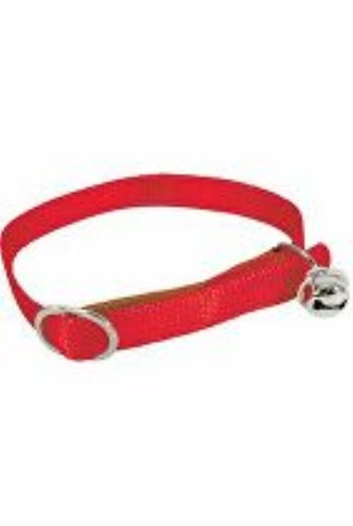 Obojok pre mačky nylonový 10mm/30cm červený Zolux