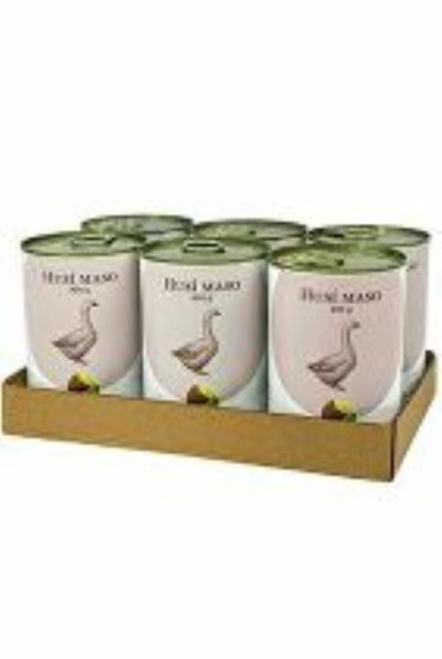BOHEMIA Husacie mäso vo vlastnej šťave SIX PACK 6x400g + Množstevná zľava