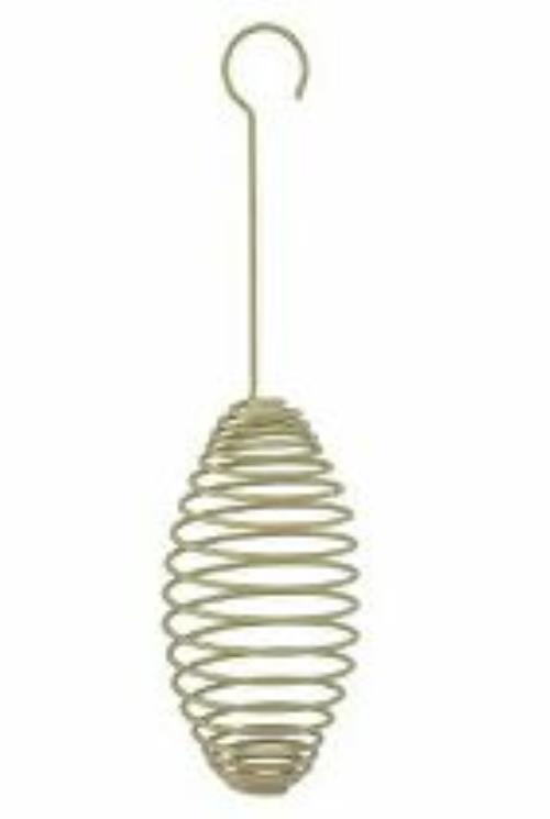 Vonkajší podávač SPIRAL na tukové gule kovový zelený 15cm Zolux
