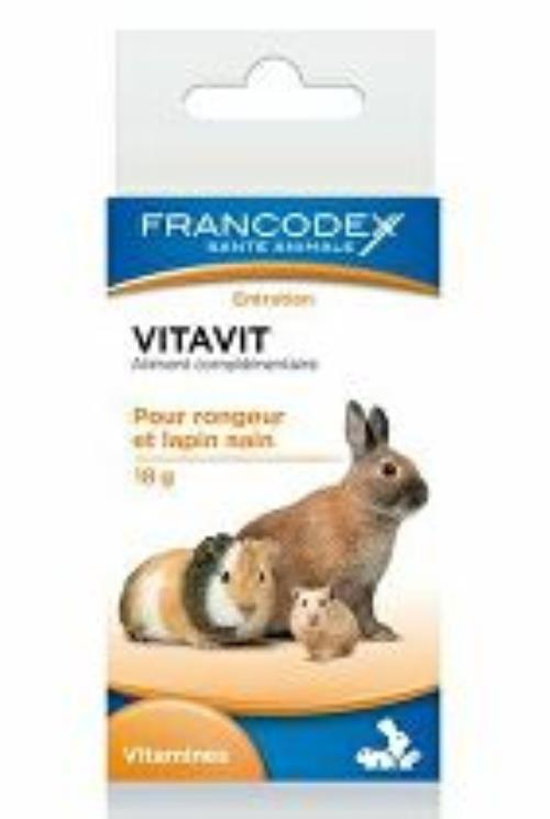 Francodex VITAVIT pre hlodavce a králiky 18g