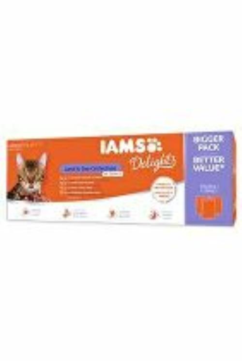 Iams Cat mix mäso v omáčke multipack 4080g + Množstevná zľava