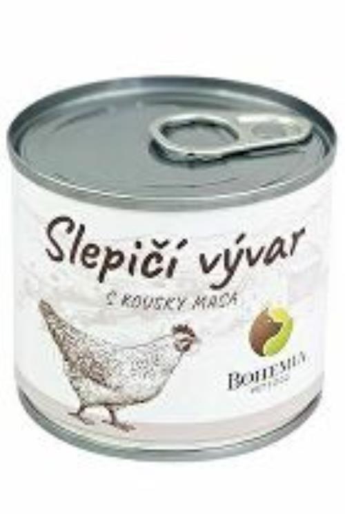BOHEMIA Kurací vývar s kúskami mäsa 140ml