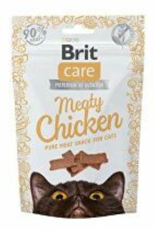 Brit Care Cat Snack Meaty Chicken 50g + Množstevná zľava