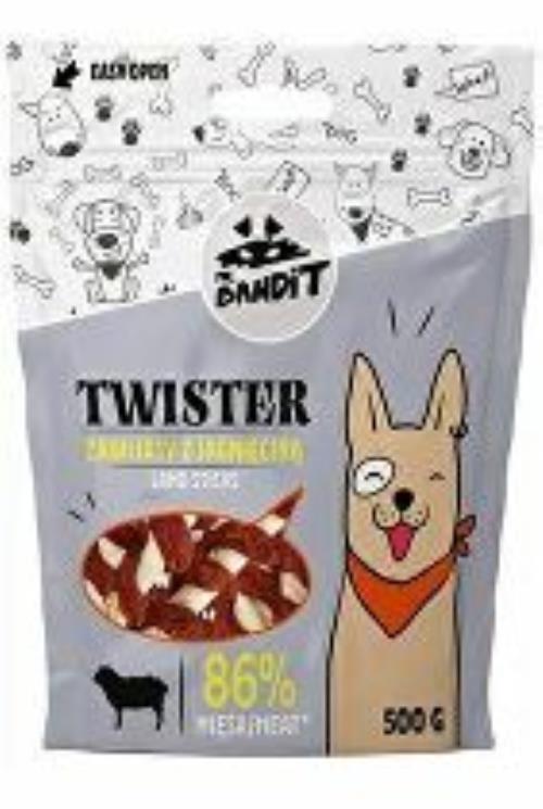 VetExpert Pán Bandita pochúťka TWISTER jahňacia tyčinka 500g + Množstevná zľava