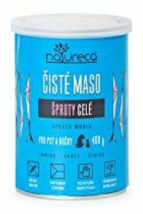 NATURECA šproty v konzerve pre mačky, pre psy 400g + Množstevná zľava