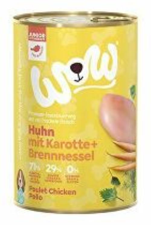 WOW Kuracie mäso v konzerve s mrkvou Junior 400g + Množstevná zľava