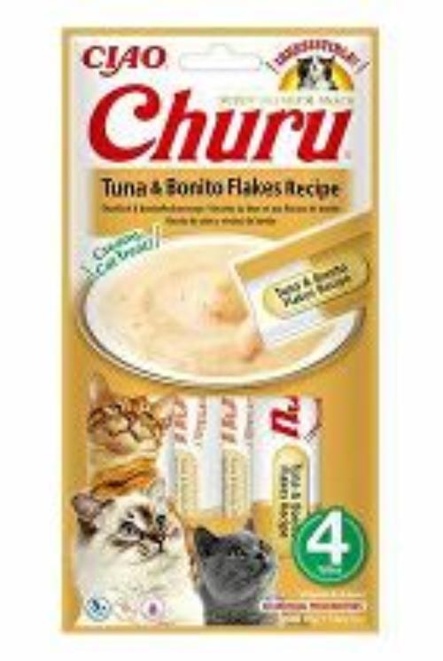 Churu Cat Tuna & Bonito Flakes Recipe 4x14g