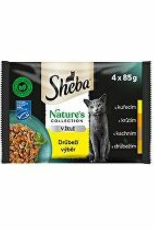 Sheba kapsa Prírodný výber hydiny 4x85g