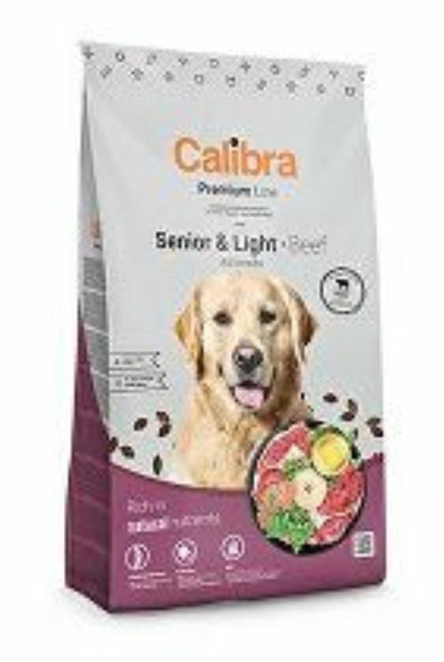 Calibra Dog Premium Line Senior&Light Beef 12kg + malé balenie zadarmo