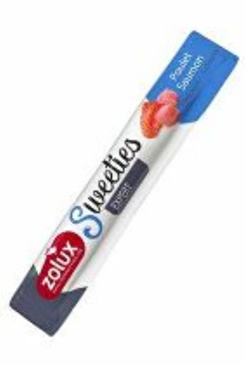 Pochúťka pre psov SWEETIES losos+kuracie mäso krémová tyčinka14gZolux
