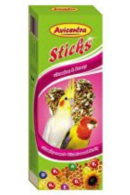 Avicentra tyčinky malý papagáj - vitam.+med 2ks