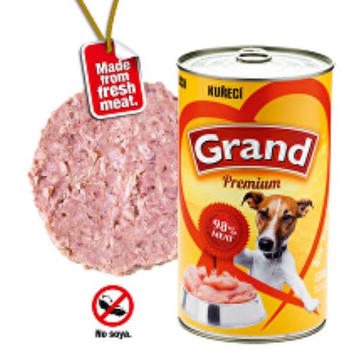 GRAND konz. pes hydinový 1300g + Množstevná zľava