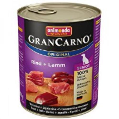 Animonda GRANCARNO cons. SENIOR teľacie/jahňacie mäso 800g* + Množstevná zľava