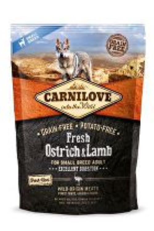 Carnilove Dog Fresh Ostrich&Lamb for Small Breed 1.5kg