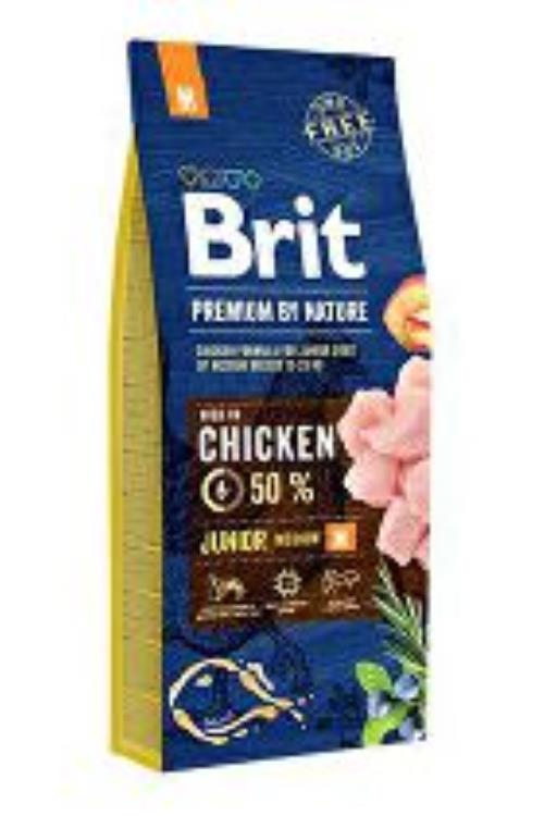 Brit Premium Dog by Nature Junior M 15 kg