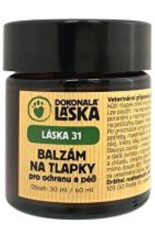 LOVE 31 Balzam na labky na ochranu a starostlivosť 30 ml