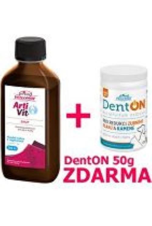 VITAR Veterinae ArtiVit sirup 200ml+Denton 50g