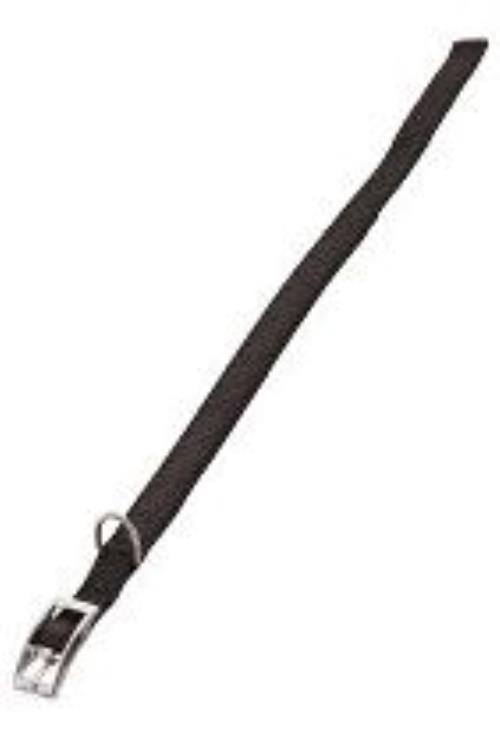 Obojok pre psov SOFT NYLON čierny 25mm/65cm Zolux