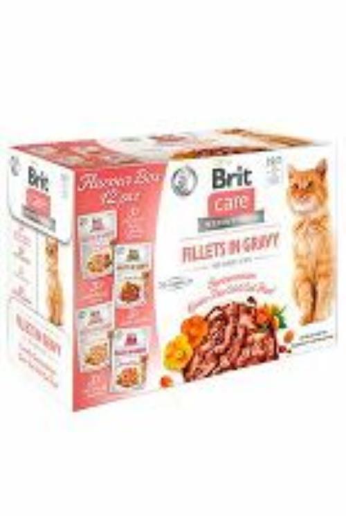 Brit Care Cat Fillets Gravy Flavour box 4*3psc(12*85g)