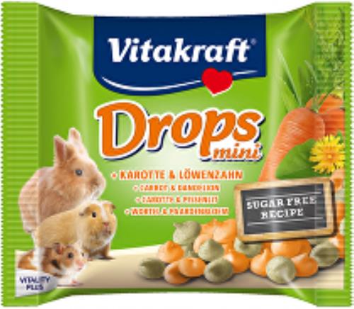 Vitakraft Rodent Rabbit poch. Kvapky Happy 40g
