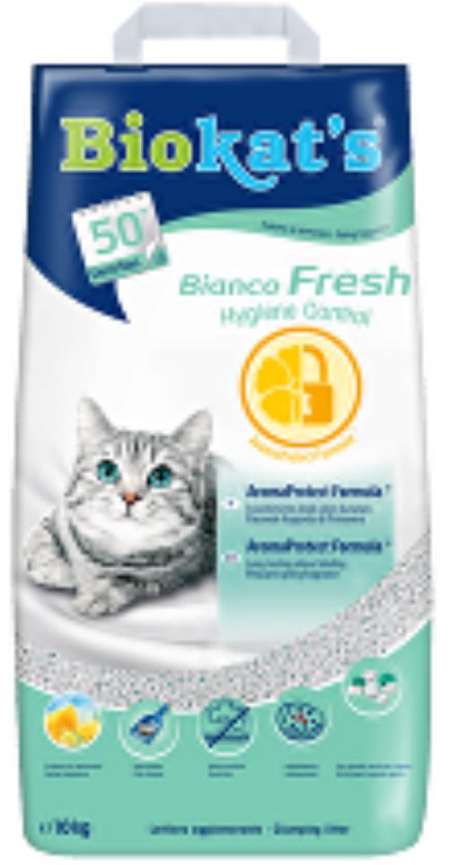 Biokat´s Bianco Fresh Control podstielka 10kg