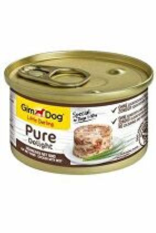 Gimdog Pure delight cons. kuracie mäso s hovädzím 85g + Množstevná zľava