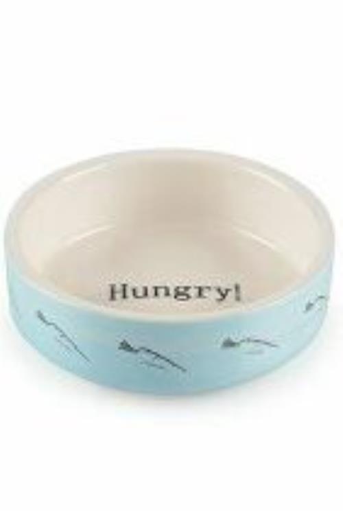 Keramická miska pre hlodavce Hungry! modrá/biela