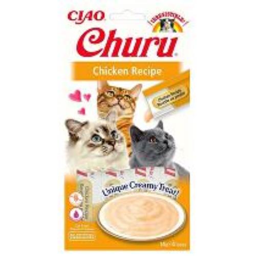 Churu Cat Skin&Coat Chicken Recipe 4x14g