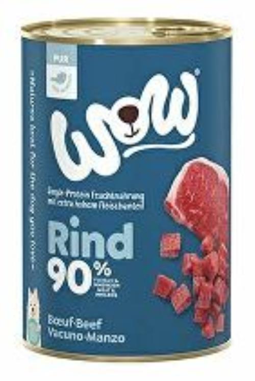 WOW konzerva PUR Hovädzí monoproteín 400g + Množstevná zľava