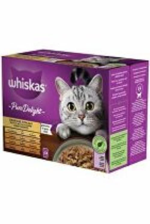 Kapsuly Whiskas. Hydinové pochúťky Pure Delight 12x85g + Množstevná zľava