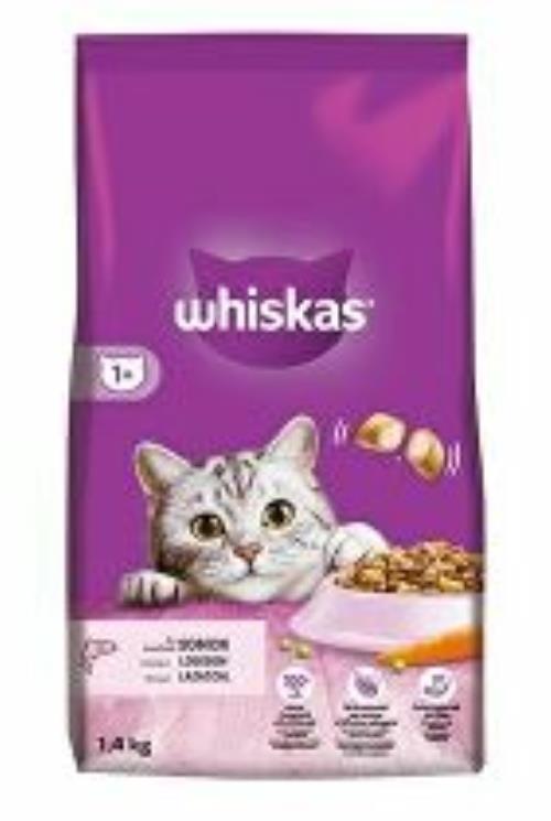Whiskas Dry s lososom 1,4kg