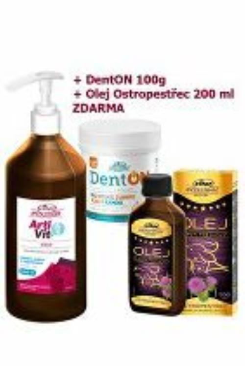 VITAR ArtiVit Sirup 1000ml+DentON100+Stained oil 200ml