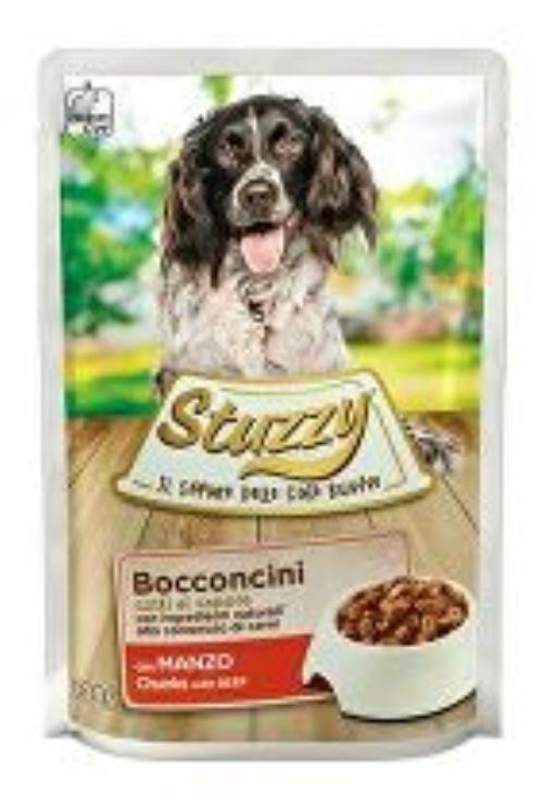 Stuzzy Dog pocket Adult beef chunks 100G + Množstevná zľava