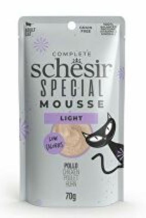 Schesir Cat Pocket Special Mousse Light Chicken 70g + Množstevná zľava