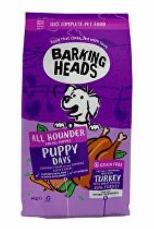 BARKING HEADS All Hounder Puppy Days Turkey 6kg