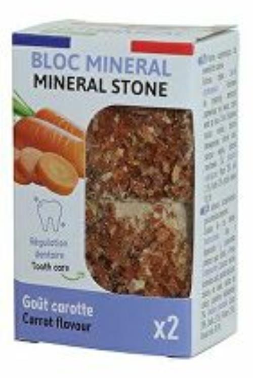 Minerálny kameň NUTRIMEAL hlodavce mrkva 2x100g Zolux