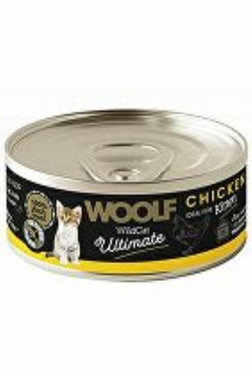 WOOLF Wildcat Ultimate konz Kitten Chicken paštéta 85g