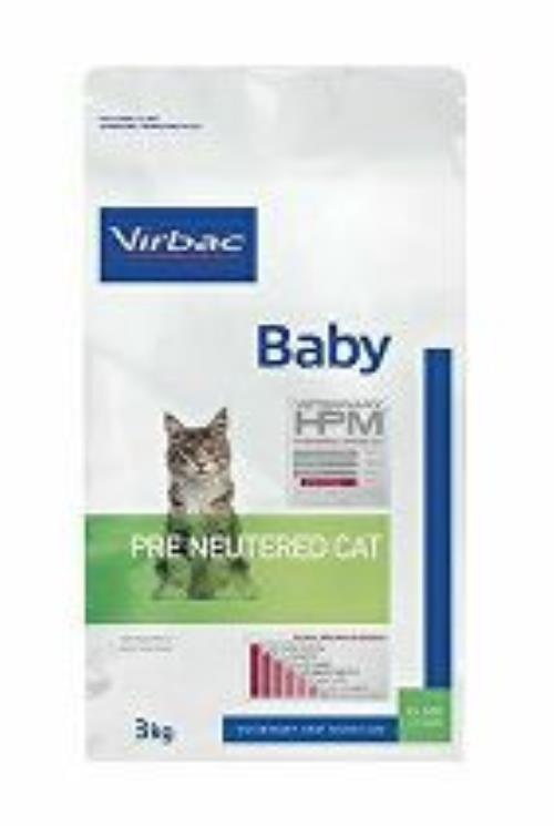 VET HPM Baby Predkastrovaná mačka 3kg