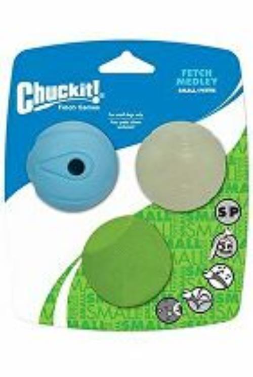 Hračka pre psov Chuckit Fetch Medley S 5cm/3ks