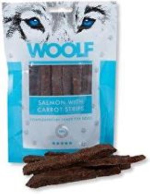 WOOLF pochúťka salmon with carrot strips 100g + Množstevná zľava