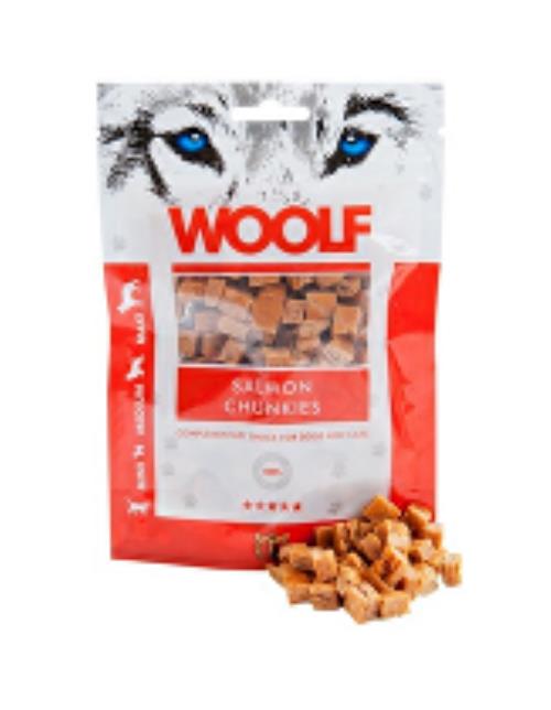 WOOLF pochúťka salmon chunkies + Množstevná zľava