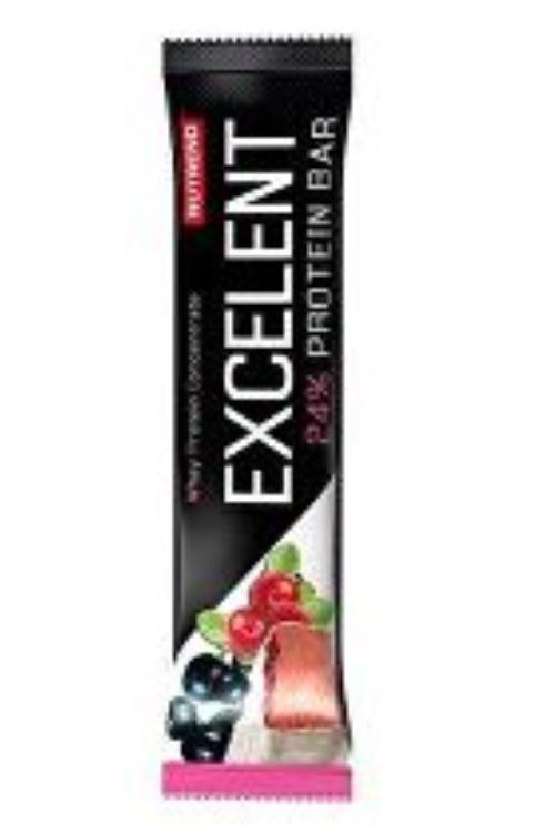 Nutrend Excelent Protein Bar Blackcurrant+cranberries 85g
