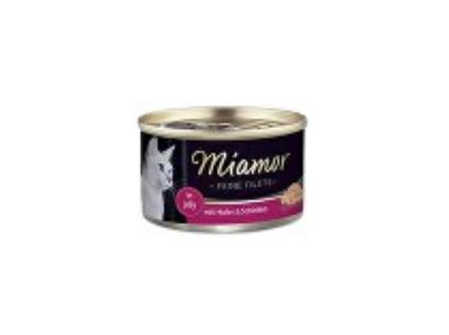 Miamor Cat Filet kuracie mäso v konzerve + šunka 100g + Množstevná zľava