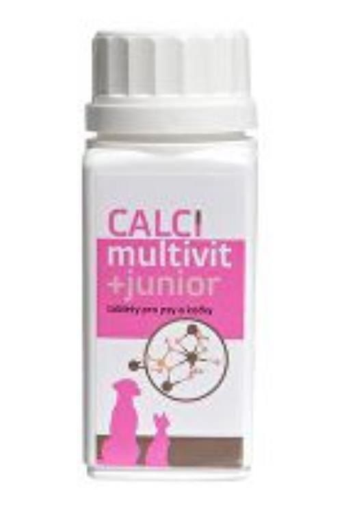 CALCImultivit+junior tablety pre psy a mačky 50 tbl