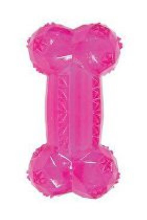 Hračka pre psov kosť BONE TPR POP 12cm ružová Zolux VÝPREDAJ