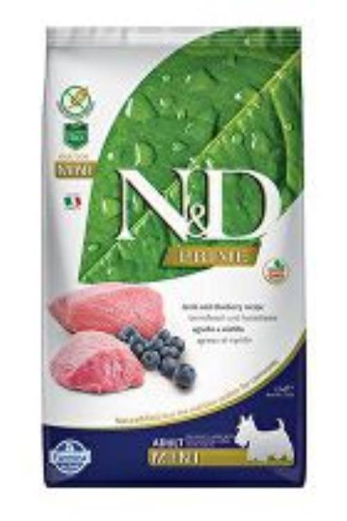 N&D PRIME DOG Adult Mini Lamb & Blueberry 2,5kg