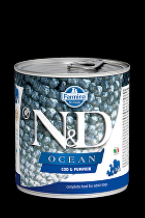 N&D DOG OCEAN Adult Codfish & Pumpkin 285g + Množstevná zľava