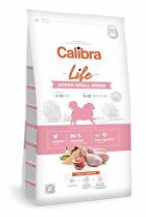 Calibra Dog Life Junior Small Breed Chicken 6kg + malé balenie zadarmo